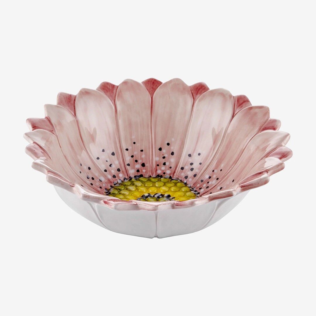 Edelweiss Italy Pembe Seramik Kase 26 Cm