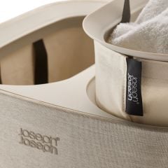 Tota 60 L Çamaşır Ayırma Sepeti - Ekru Ekru