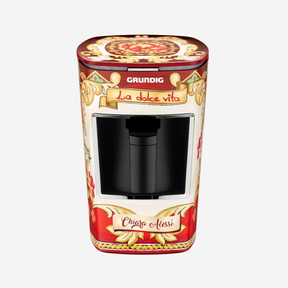 Kırmızı Türk Kahvesi Makinesi Grundig La Dolce Vita Collection by Chiara Alessi