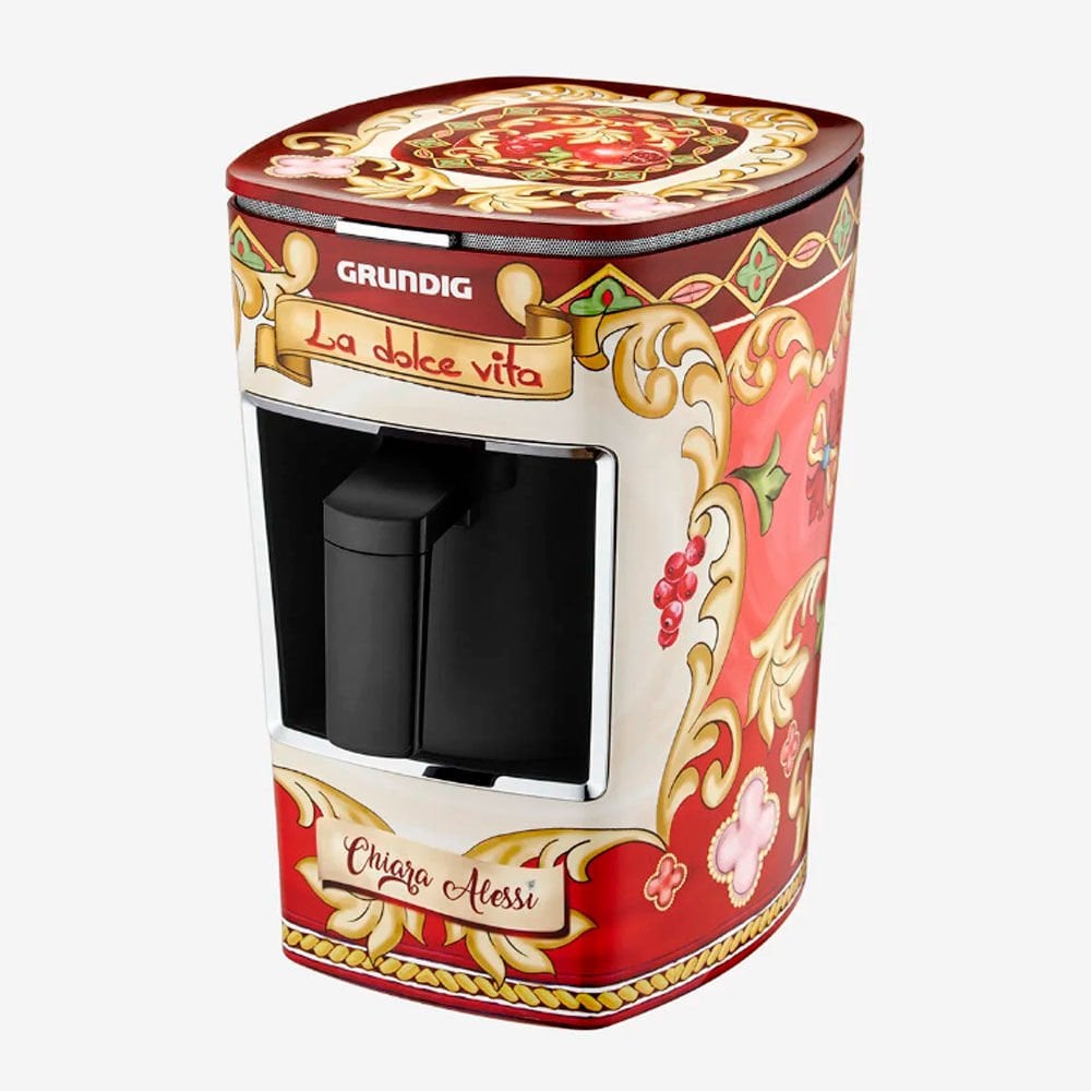 Kırmızı Türk Kahvesi Makinesi Grundig La Dolce Vita Collection by Chiara Alessi
