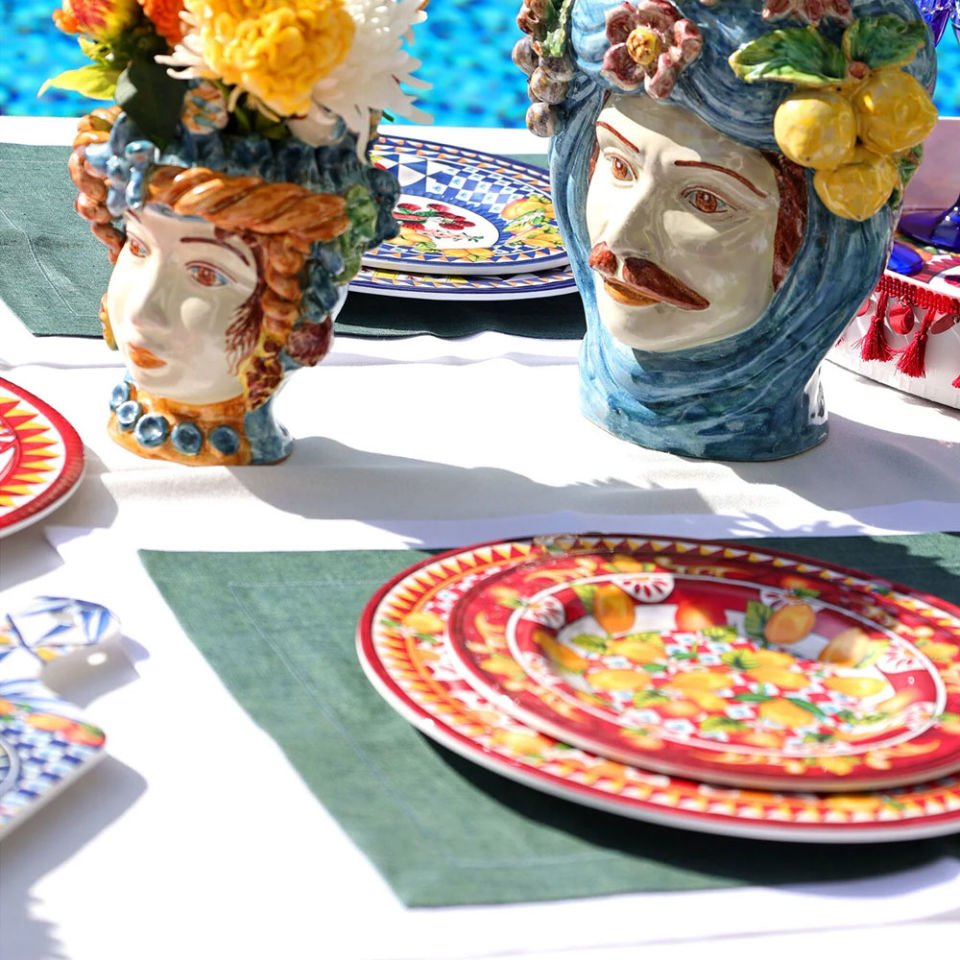 Kırmızı Melamin Kahvaltı Tabağı 21,5 Cm Portofino Collection by Chiara Alessi