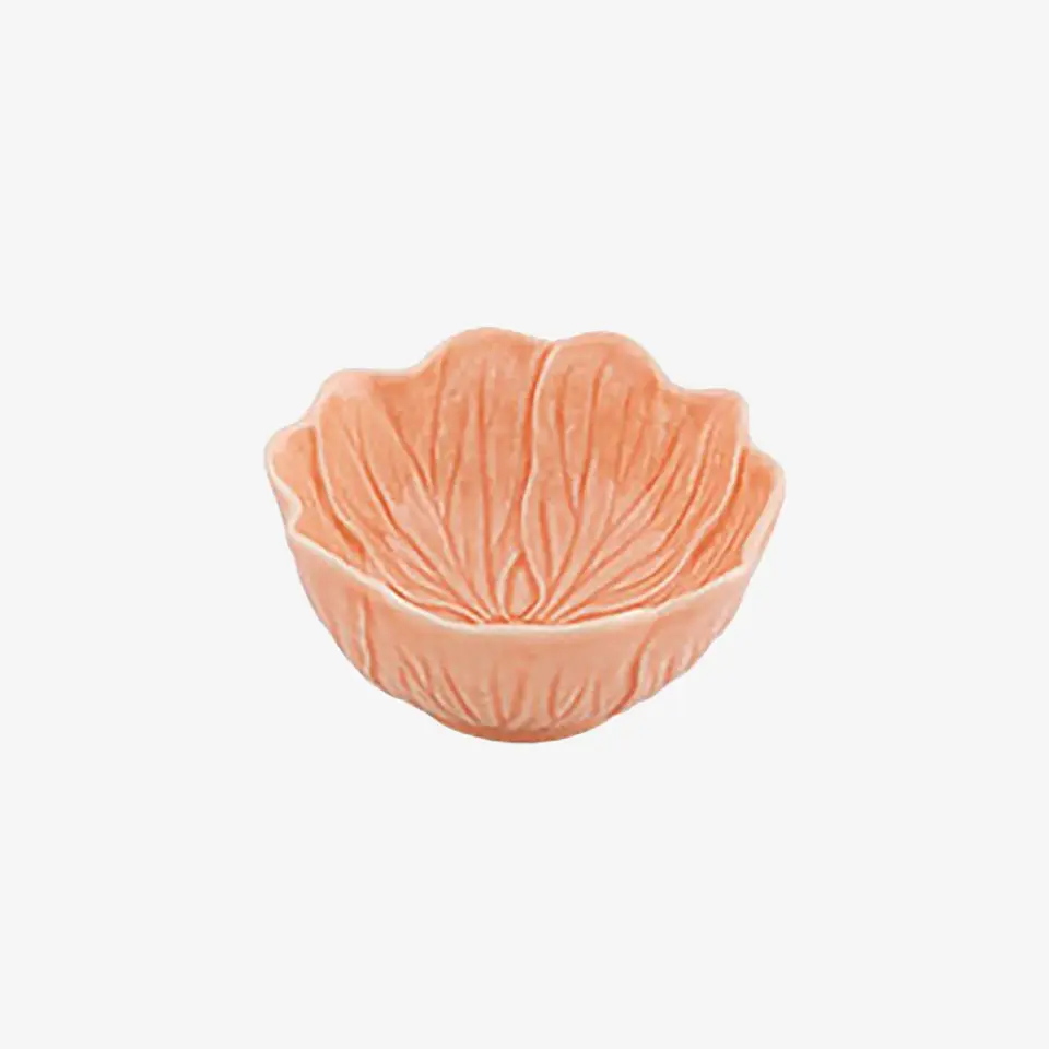 Bordallo Pinheiro Pembe Seramik Servis Kasesi 12 Cm