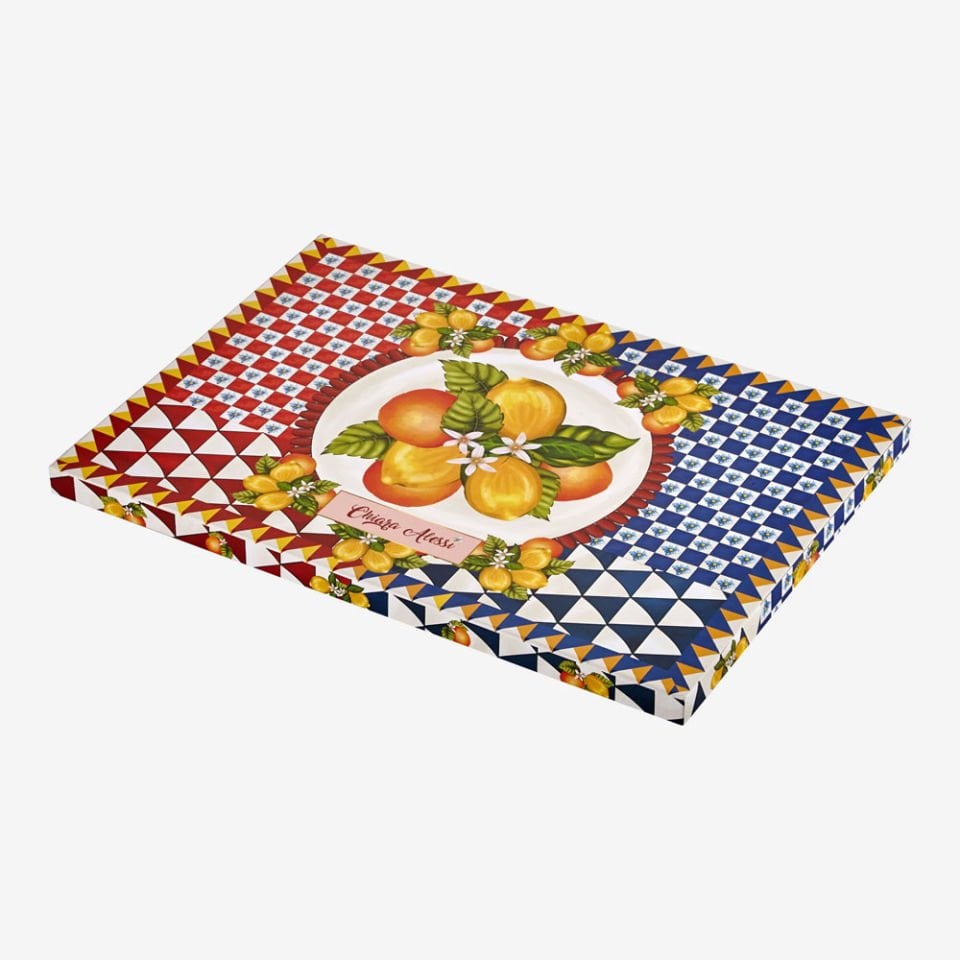 Mavi Melamin Servis Tabağı 50 Cm Portofino Collection by Chiara Alessi