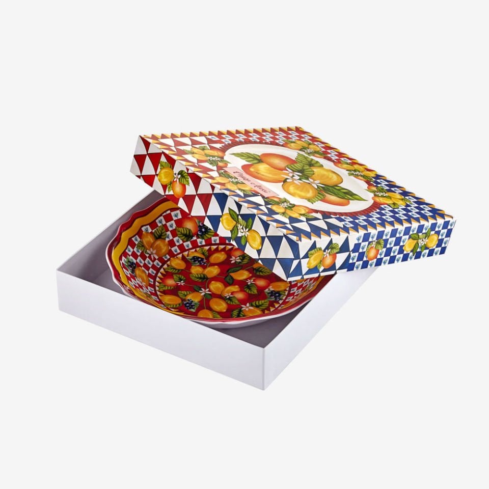 Kırmızı Melamin Servis Kasesi 35 Cm Portofino Collection by Chiara Alessi