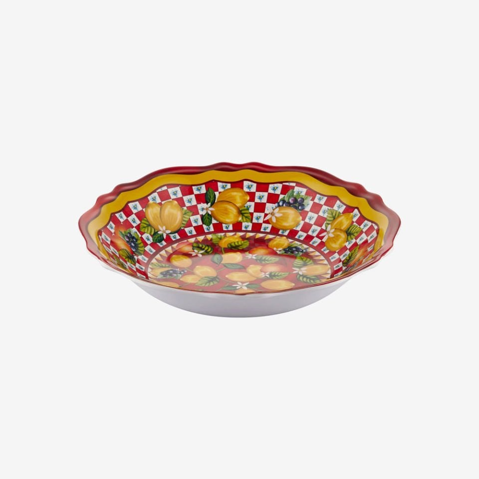 Kırmızı Melamin Servis Kasesi 35 Cm Portofino Collection by Chiara Alessi