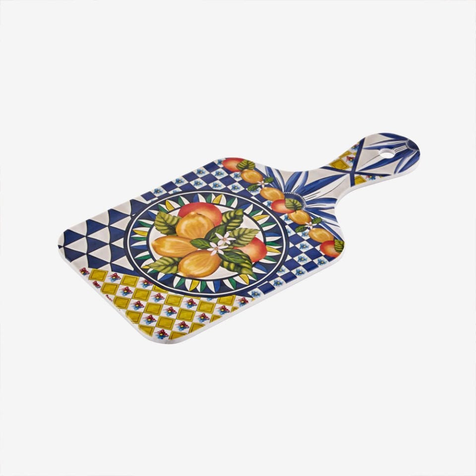 Mavi Melamin Sunum Tahtası 25 Cm Portofino Collection by Chiara Alessi