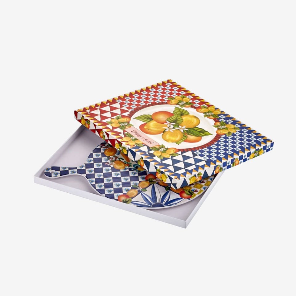 Mavi Melamin Sunum Tahtası 41 Cm Portofino Collection by Chiara Alessi