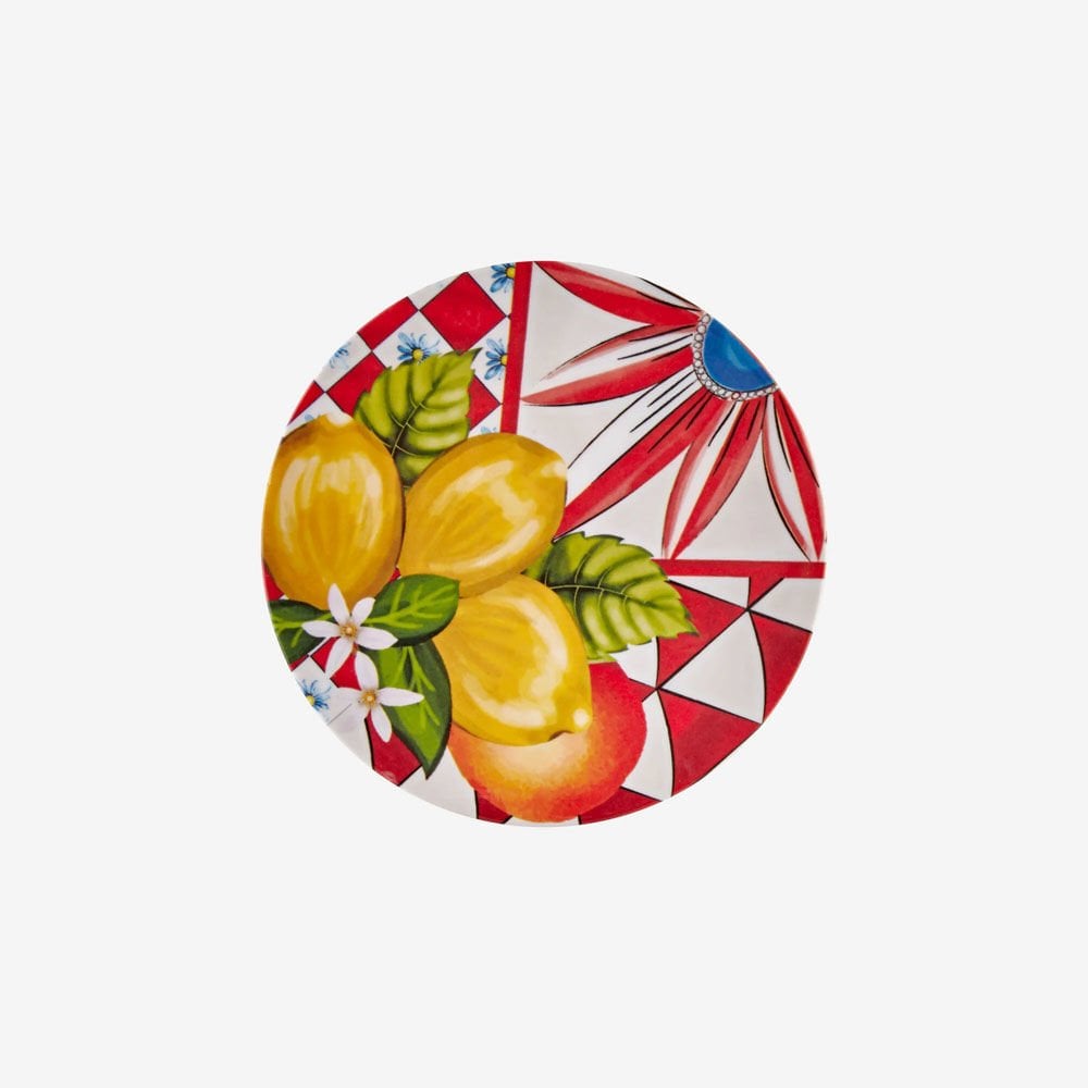 Kırmızı Melamin Bardak Altlığı 3 Parça Portofino Collection by Chiara Alessi