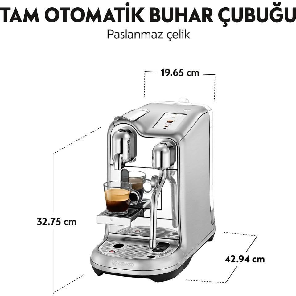 NESPRESSO J620 Creatista Pro Süt Çözümlü Kahve Makinesi
