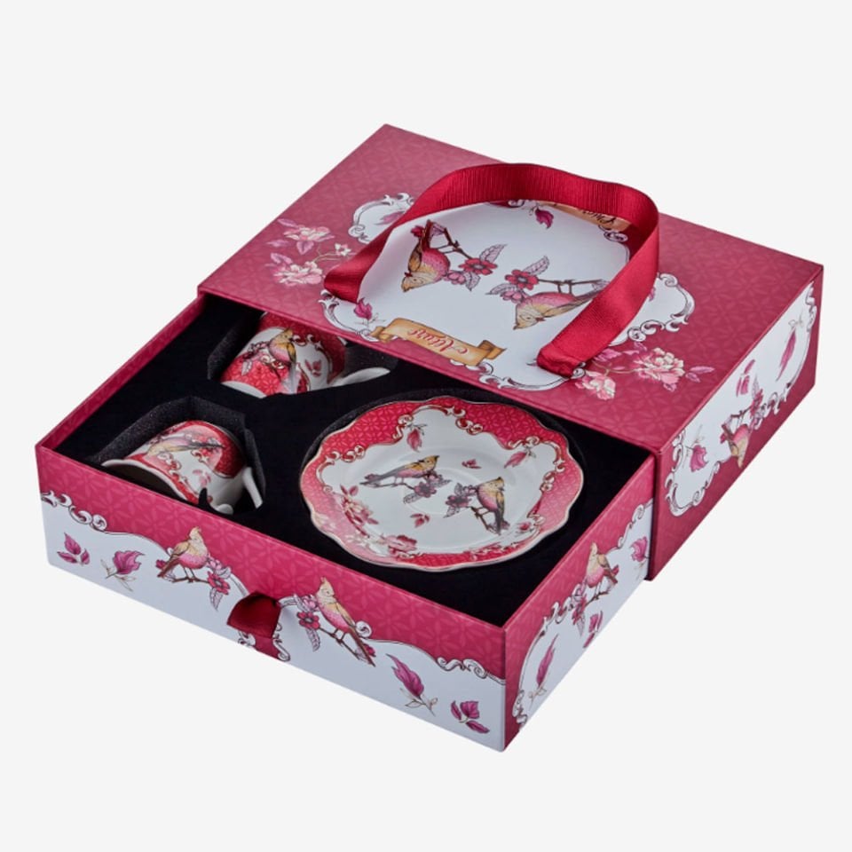 Pembe Porselen Kahve Fincan Seti 90 Ml Allure Collection by Chiara Alessi