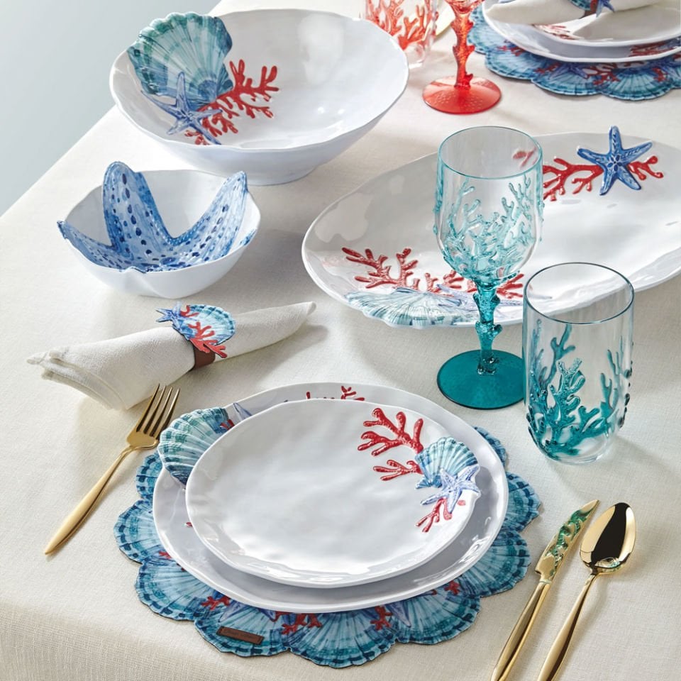 Beyaz Melamin Çukur Tabak 23 Cm Bambu Collection by Chiara Alessi