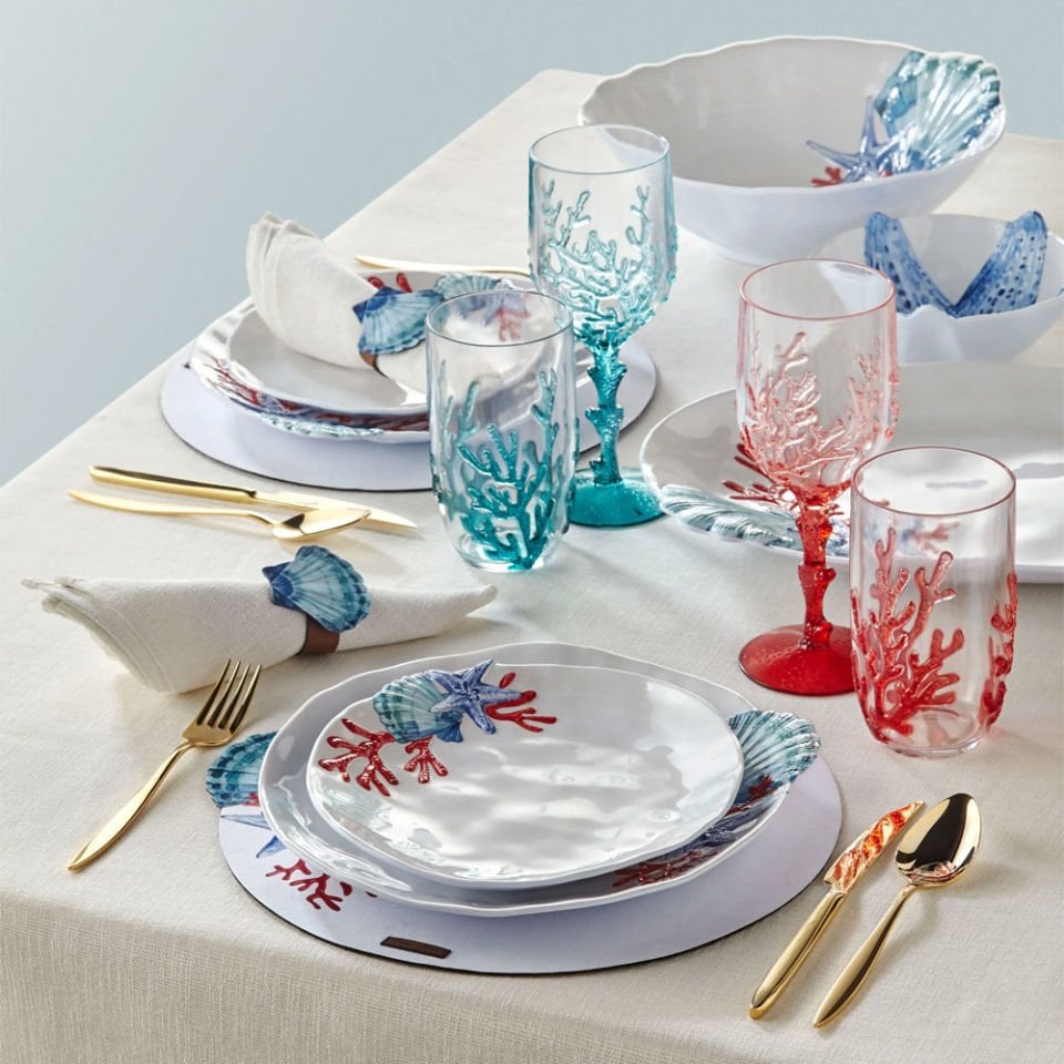 Beyaz Melamin Çukur Tabak 23 Cm Bambu Collection by Chiara Alessi