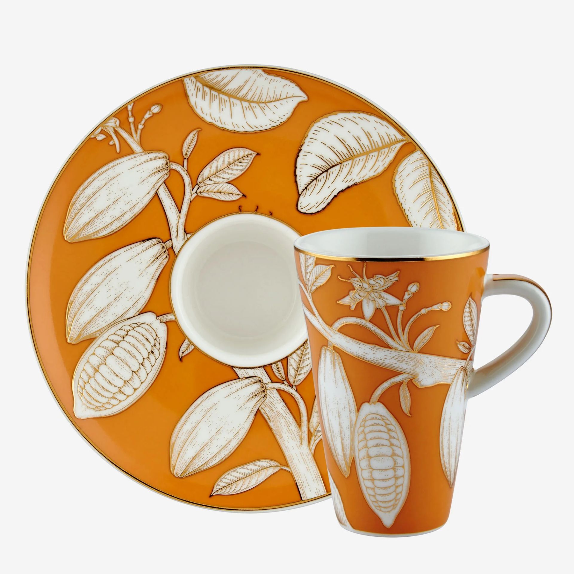 Terrakota Porselen Kahve Fincan Seti 100 Ml Ravello Collection by Chiara Alessi