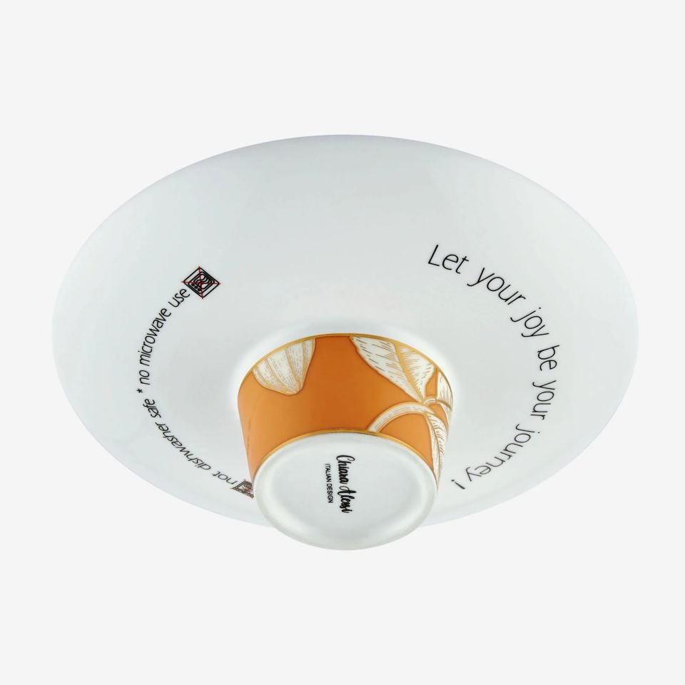 Terrakota Porselen Kahve Fincan Seti 100 Ml Ravello Collection by Chiara Alessi