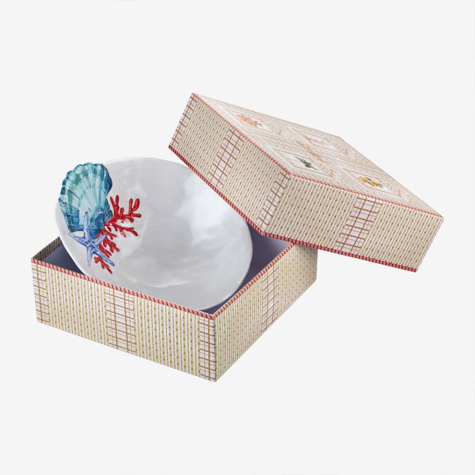 Beyaz Melamin Kase 30 Cm Bambu Collection by Chiara Alessi