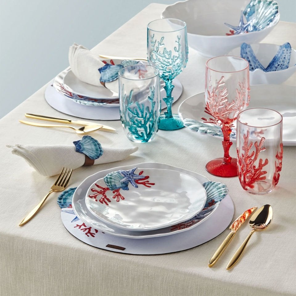 Beyaz Melamin Kase 30 Cm Bambu Collection by Chiara Alessi