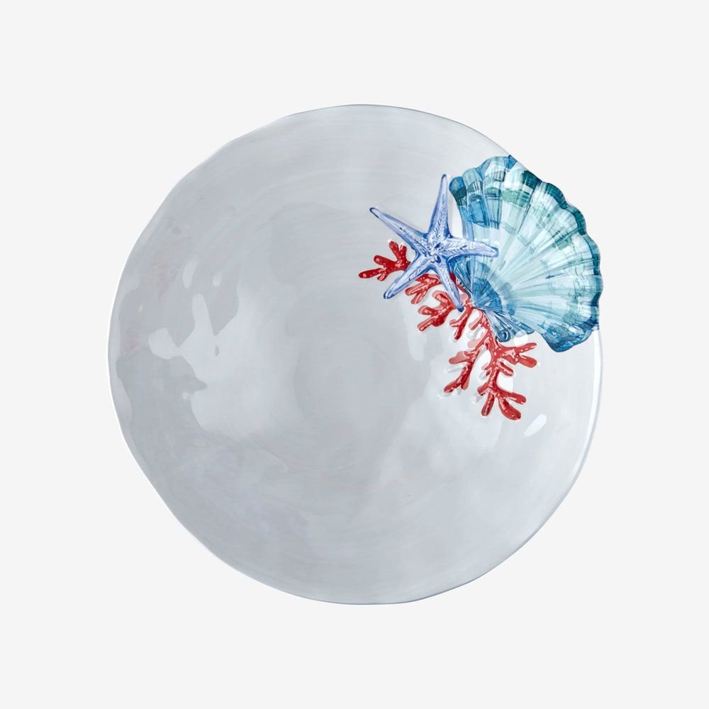 Beyaz Melamin Kase 30 Cm Bambu Collection by Chiara Alessi