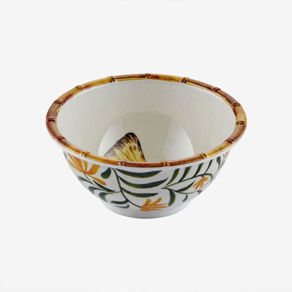 Beyaz Melamin Kase 15 Cm Bambu Collection by Chiara Alessi