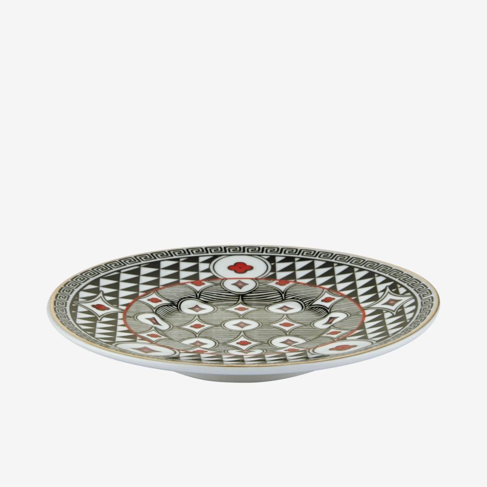 Chiara Alessi Siyah Porselen Kahve Fincan Seti 90 Ml Ravello Collection