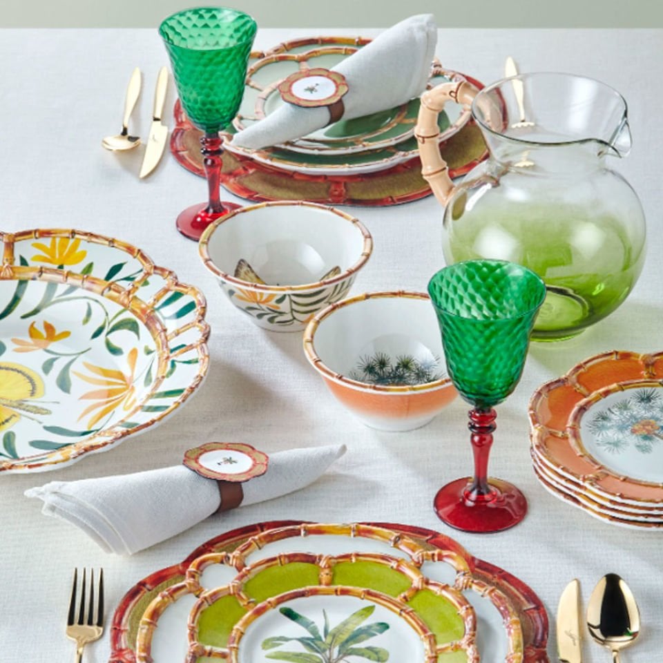 Beyaz Melamin Kase 15 Cm Bambu Collection by Chiara Alessi