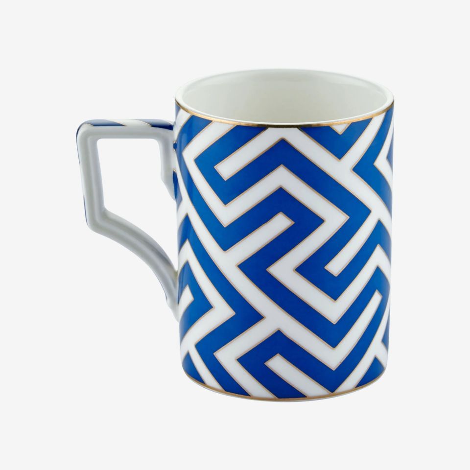 Chiara Alessi Mavi Porselen Kupa 300 Ml Ravello Collection