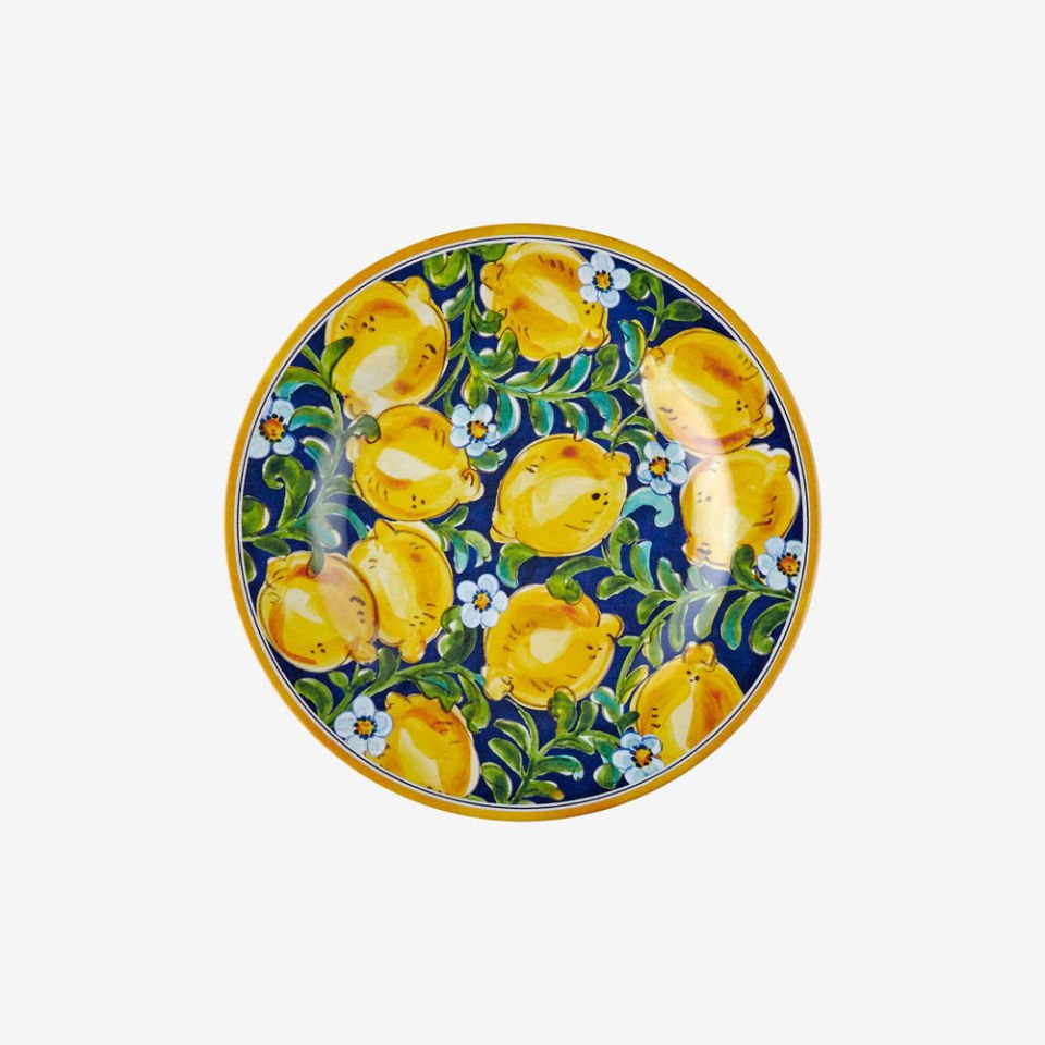 Mavi Melamin Kahvaltı Tabağı 23 Cm Capri Collection by Chiara Alessi