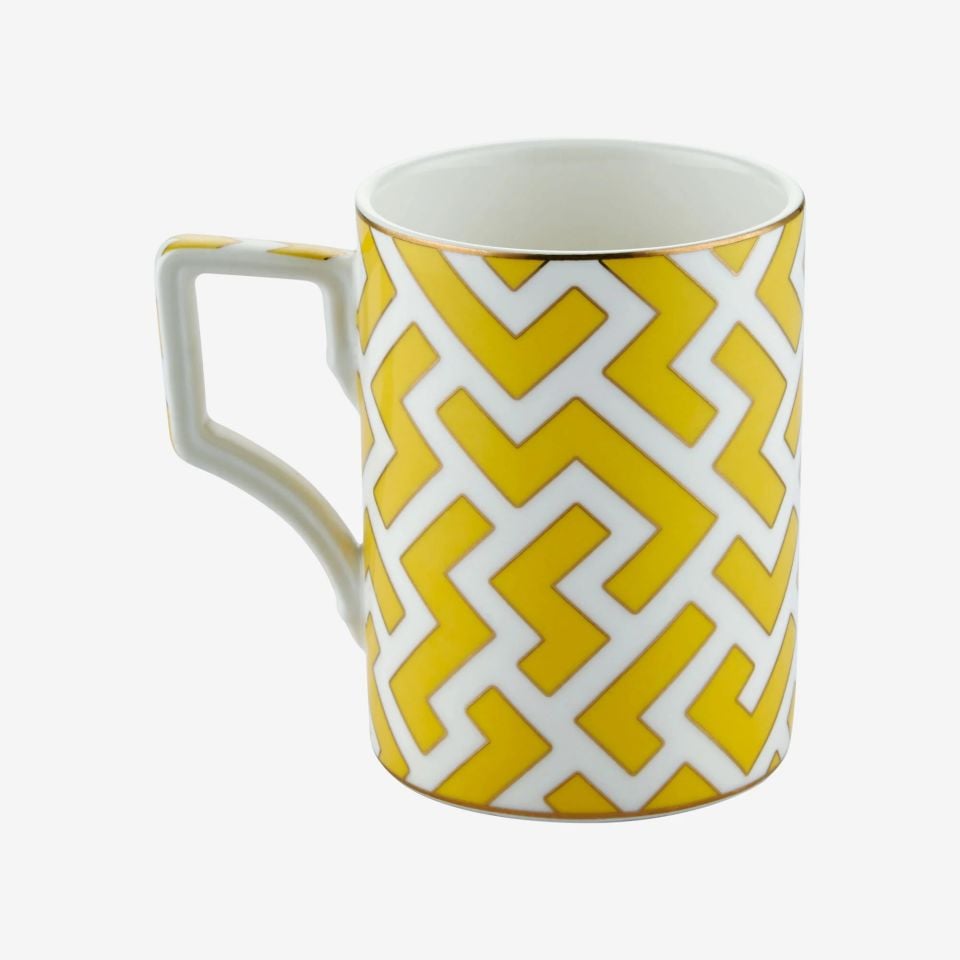 Sarı Porselen Kupa 300 Ml Ravello Collection by Chiara Alessi