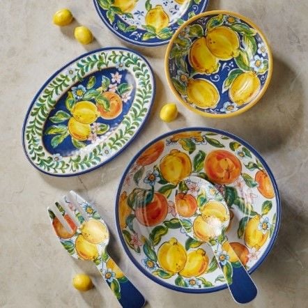 Mavi Melamin Kase 21 Cm Capri Collection by Chiara Alessi