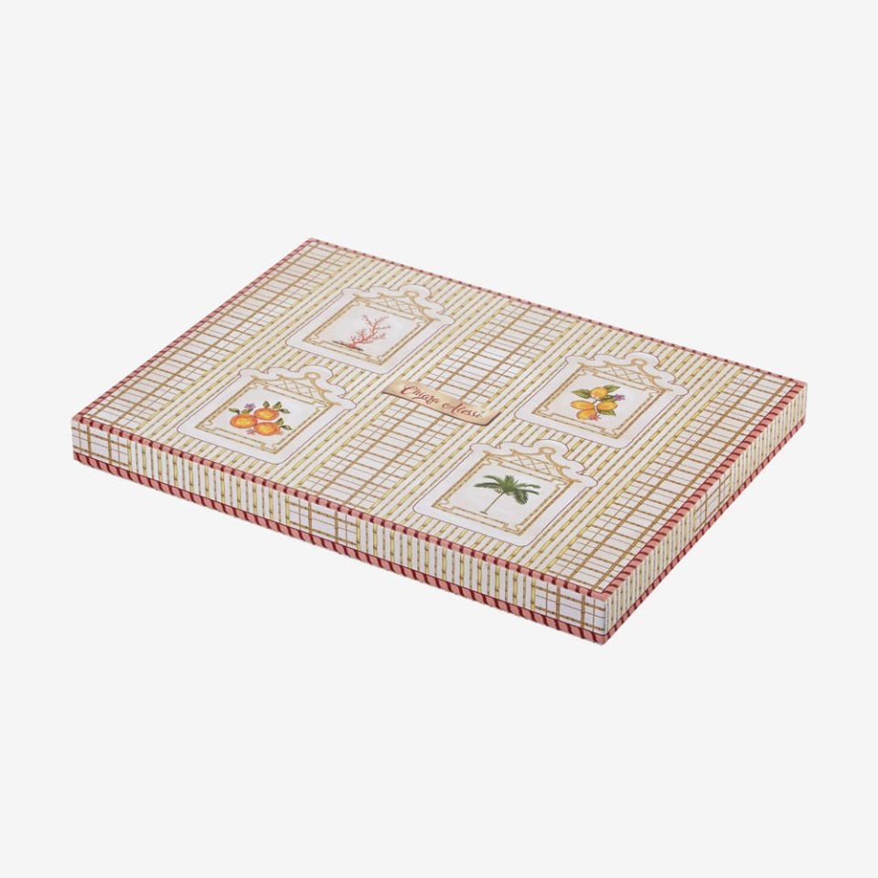 Mavi Melamin Servis Tabağı 44 Cm Capri Collection by Chiara Alessi