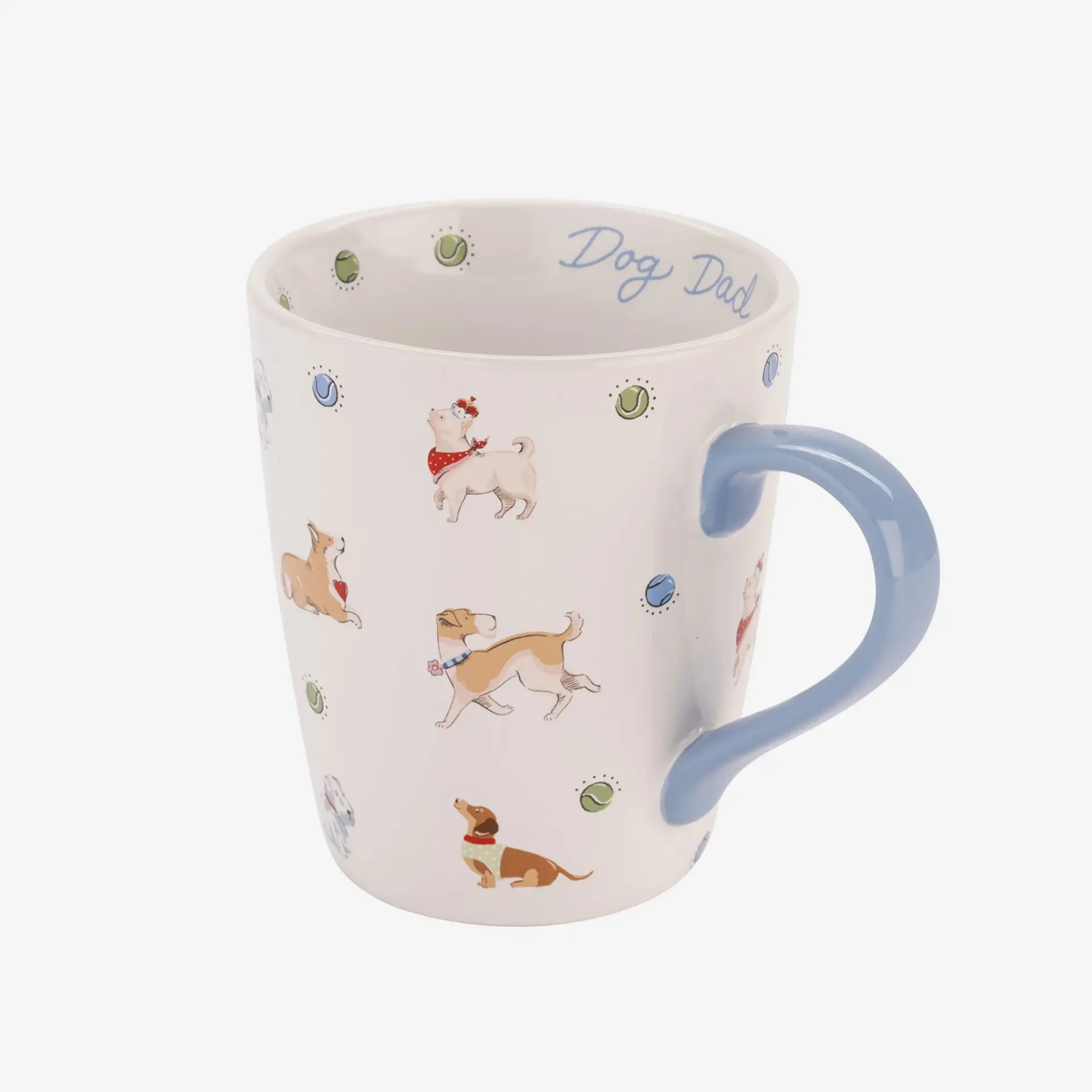 Cath Kidston Mavi Stoneware Kupa 375 Ml