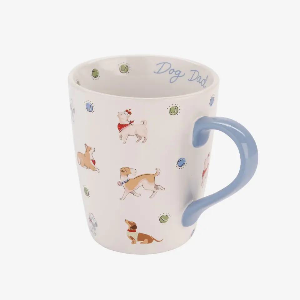 Cath Kidston Mavi Stoneware Kupa 375 Ml