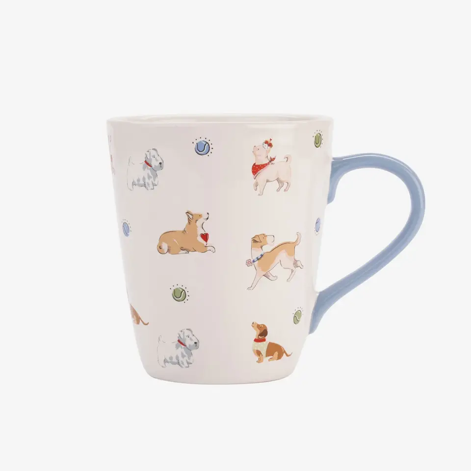 Cath Kidston Mavi Stoneware Kupa 375 Ml