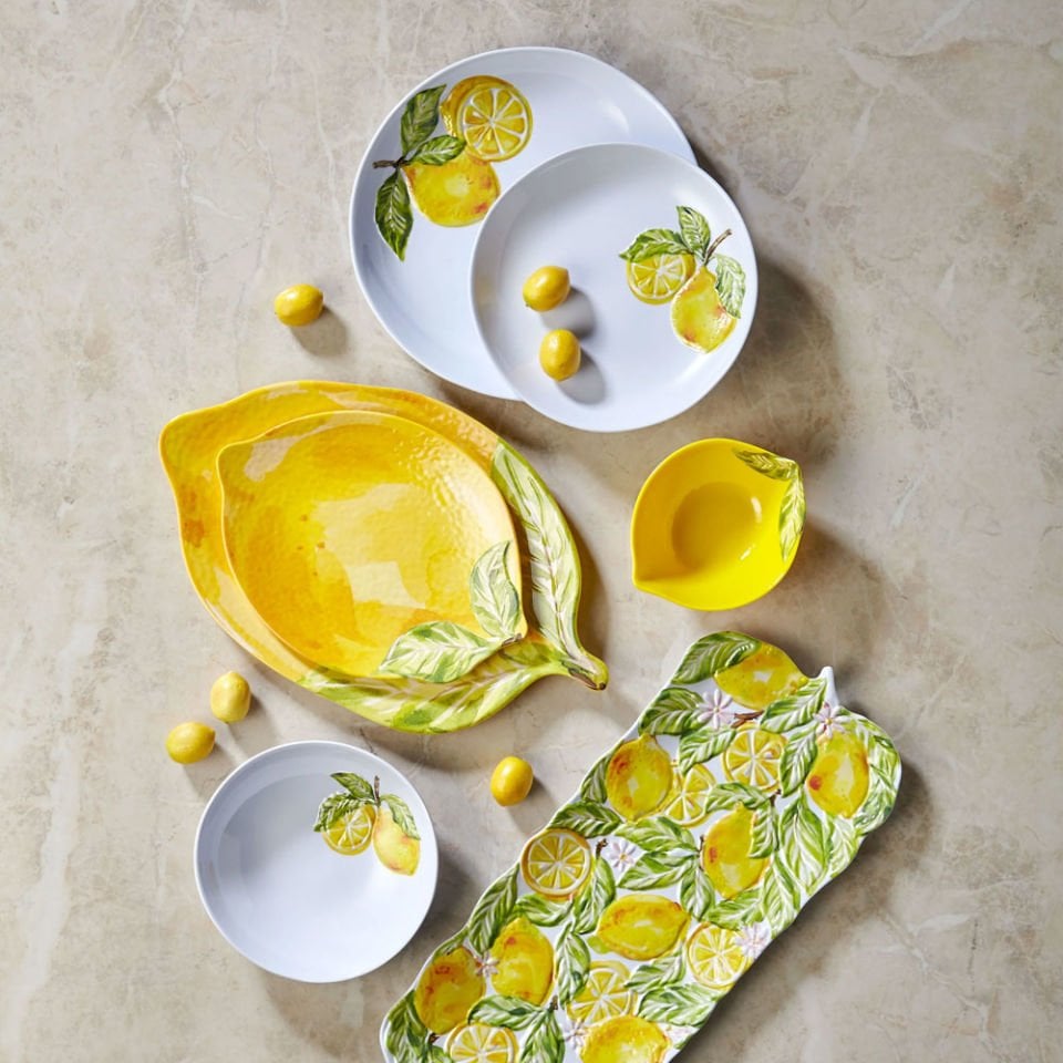 Beyaz Melamin Kahvaltı Tabağı 23 Cm Capri Collection by Chiara Alessi