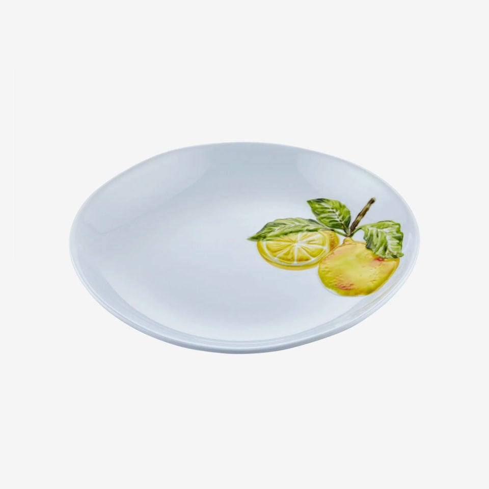 Beyaz Melamin Kahvaltı Tabağı 23 Cm Capri Collection by Chiara Alessi