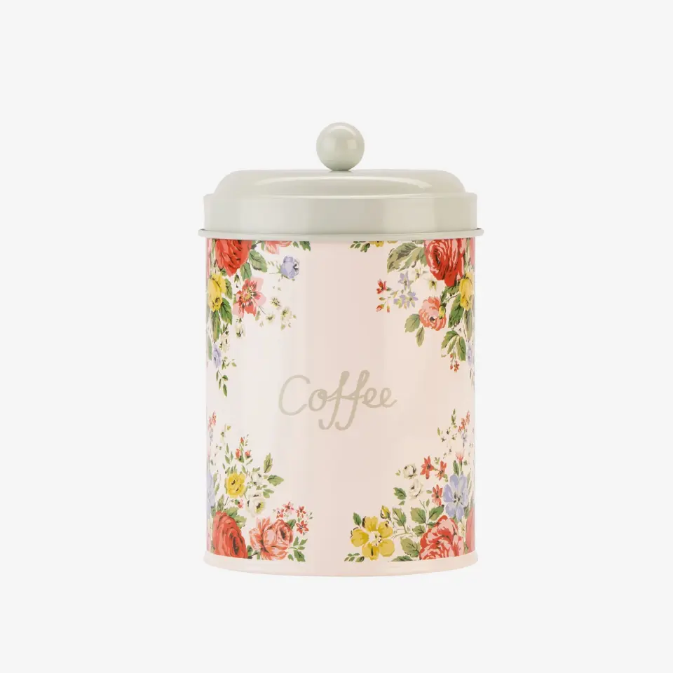 Cath Kidston Feels Like Krem Galvaniz Kahve Saklama Kabı