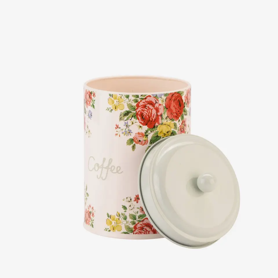 Cath Kidston Feels Like Krem Galvaniz Kahve Saklama Kabı