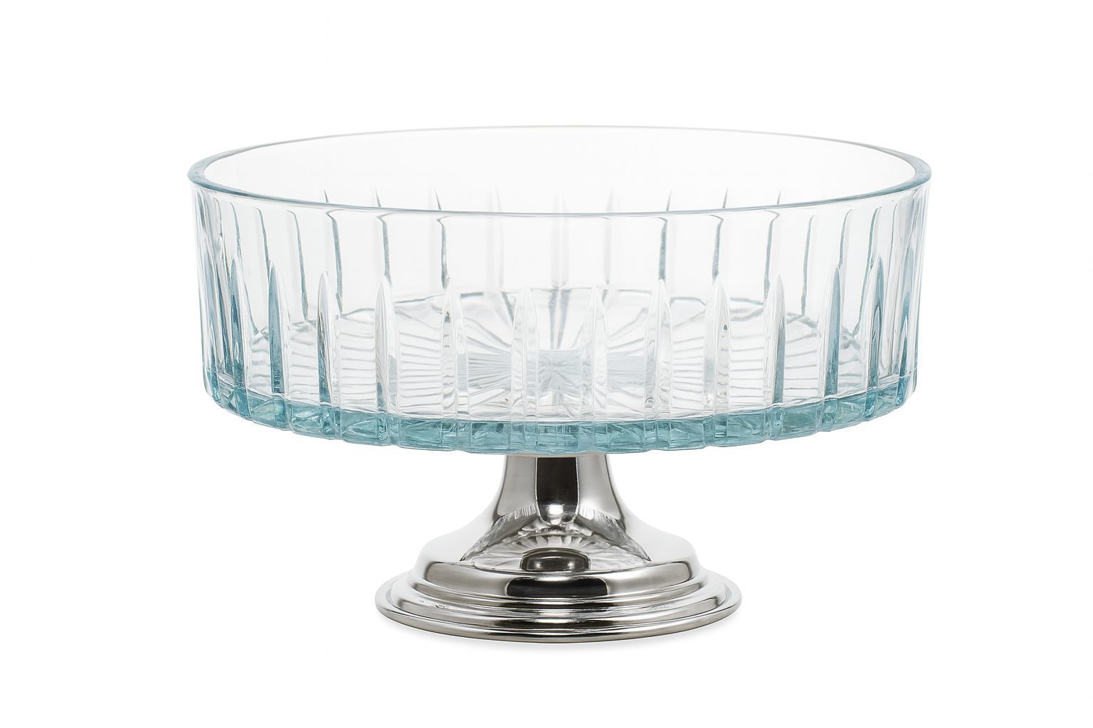 GUMUS AYAKLI SALATA KASESİ 25CM