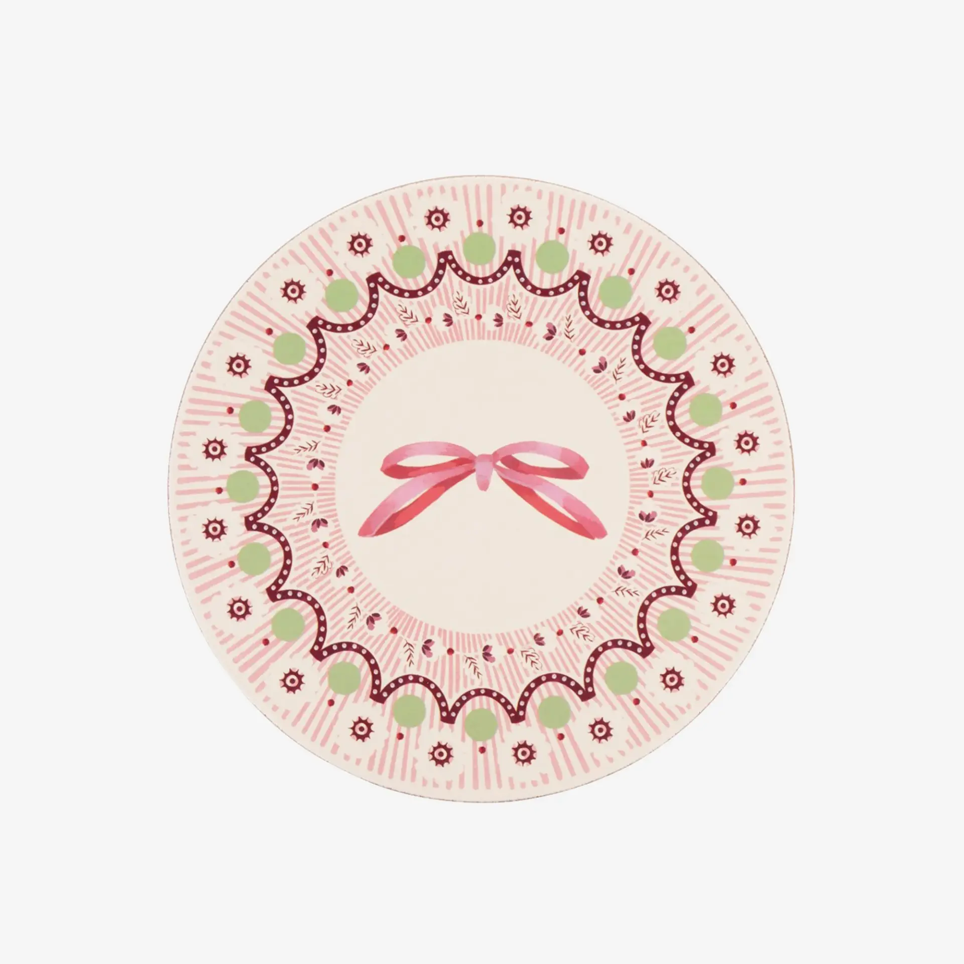 Cath Kidston Mavi Mantar Bardak Altlığı Seti 10 Cm