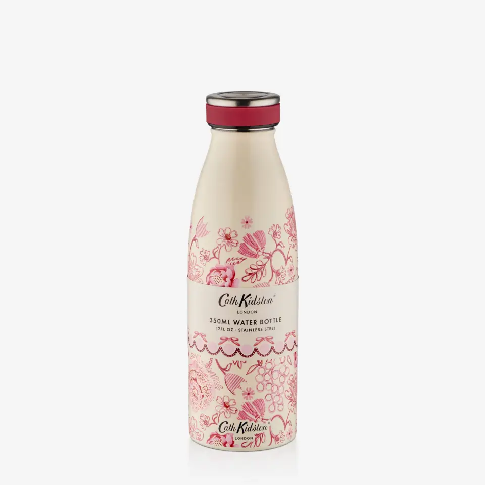Cath Kidston Pembe Paslanmaz Çelik Termos 350 Ml