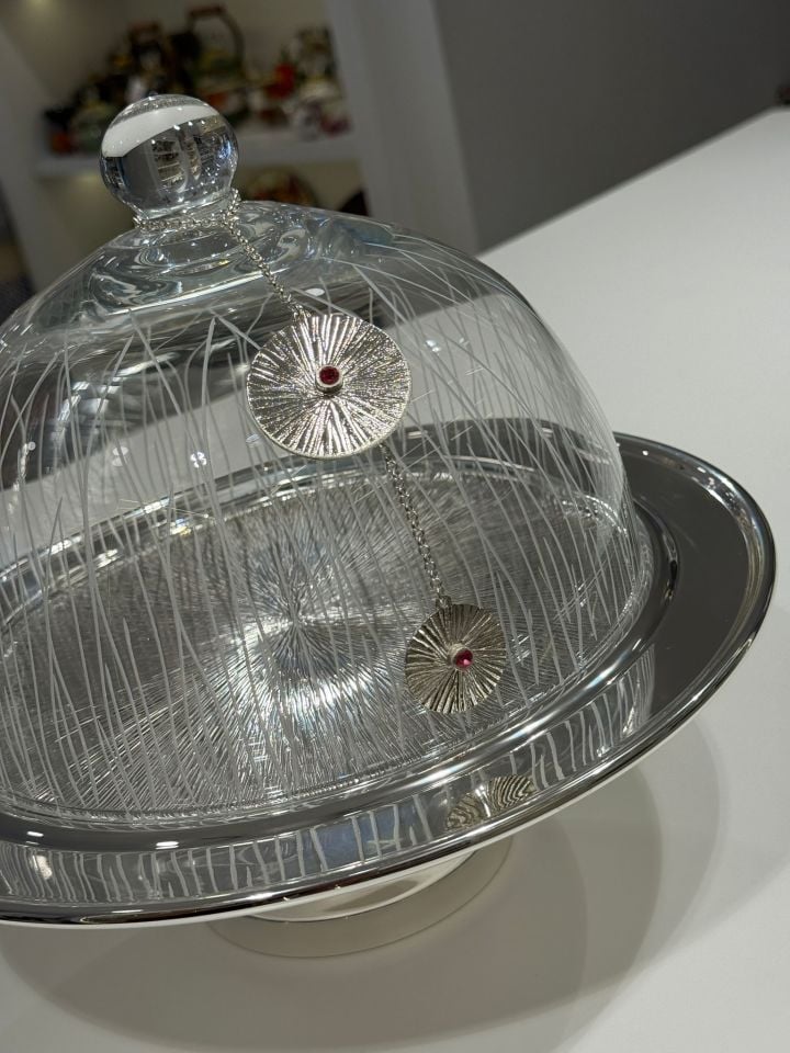 SELECT İSTANBUL PETRA CAM KAPAKLI KEK STANDI