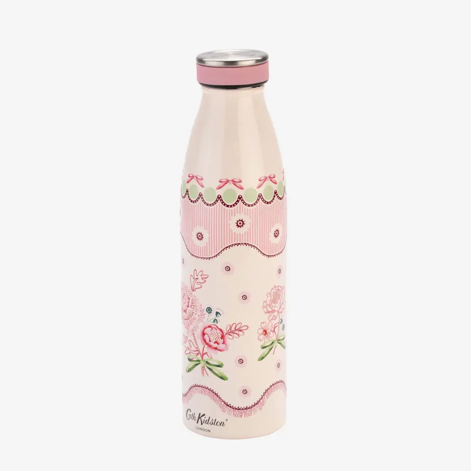 Cath Kidston Pembe Paslanmaz Çelik Termos 460 Ml