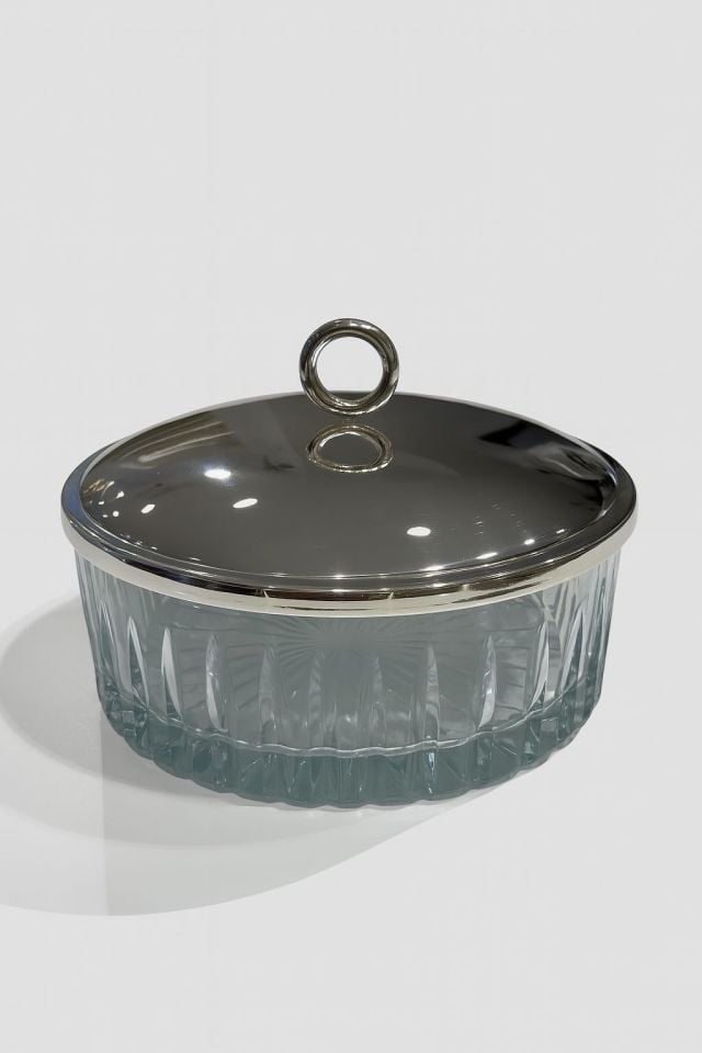 SELECT İSTANBUL HALKA COLLECTİON CAM KAPAKLI KASE 16X7CM