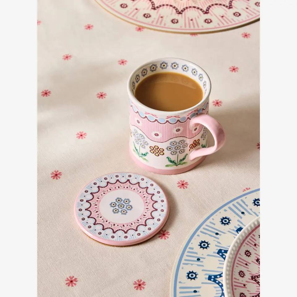 Cath Kidston Pembe Stoneware Kupa 250 Ml
