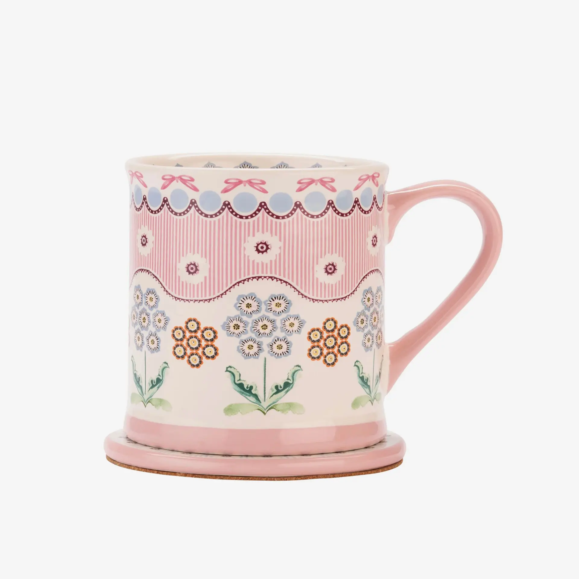 Cath Kidston Pembe Stoneware Kupa 250 Ml