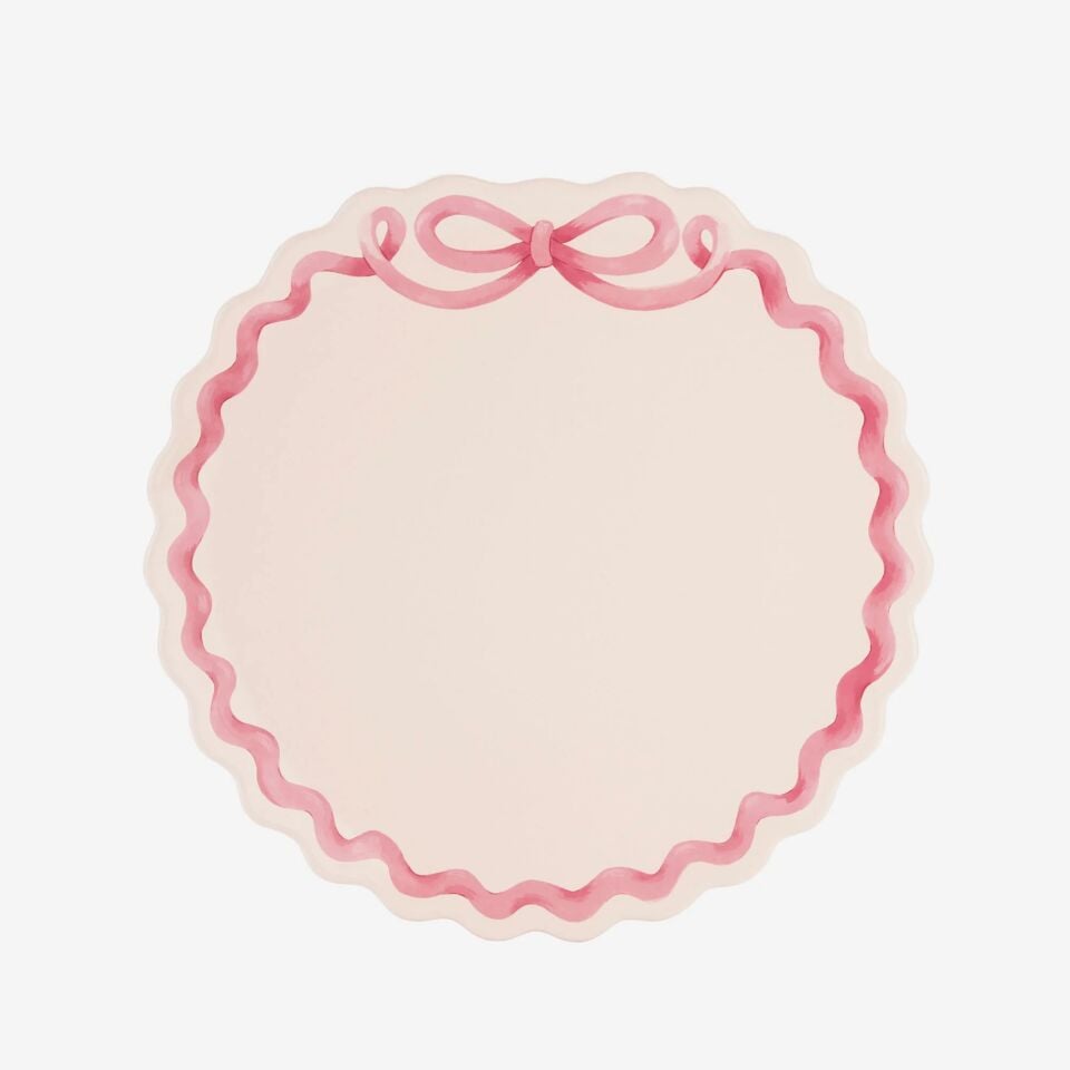Cath Kidston Pembe Stoneware Yemek Tabağı 25 Cm