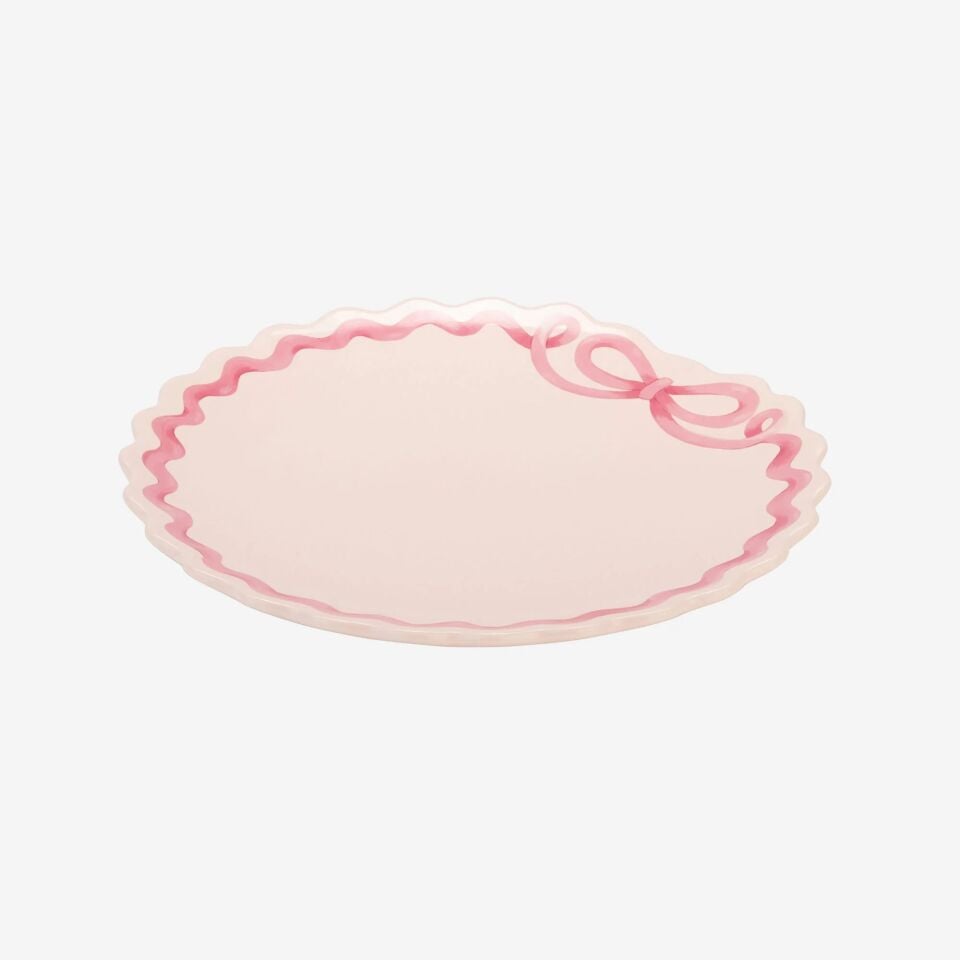 Cath Kidston Pembe Stoneware Yemek Tabağı 25 Cm