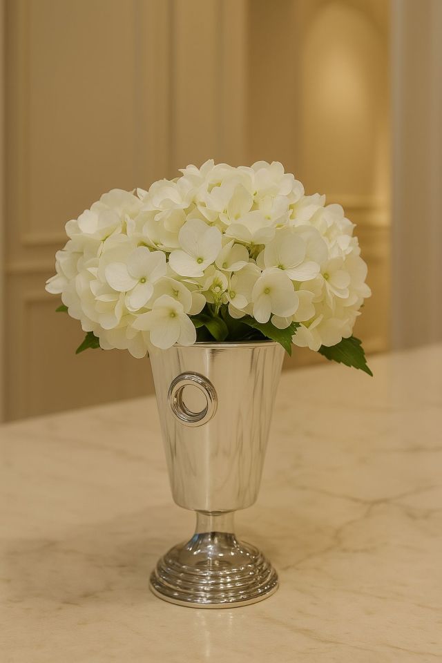 SELECT İSTANBUL GÜMÜŞ HALKA COLLECTİON AYAKLI VAZO