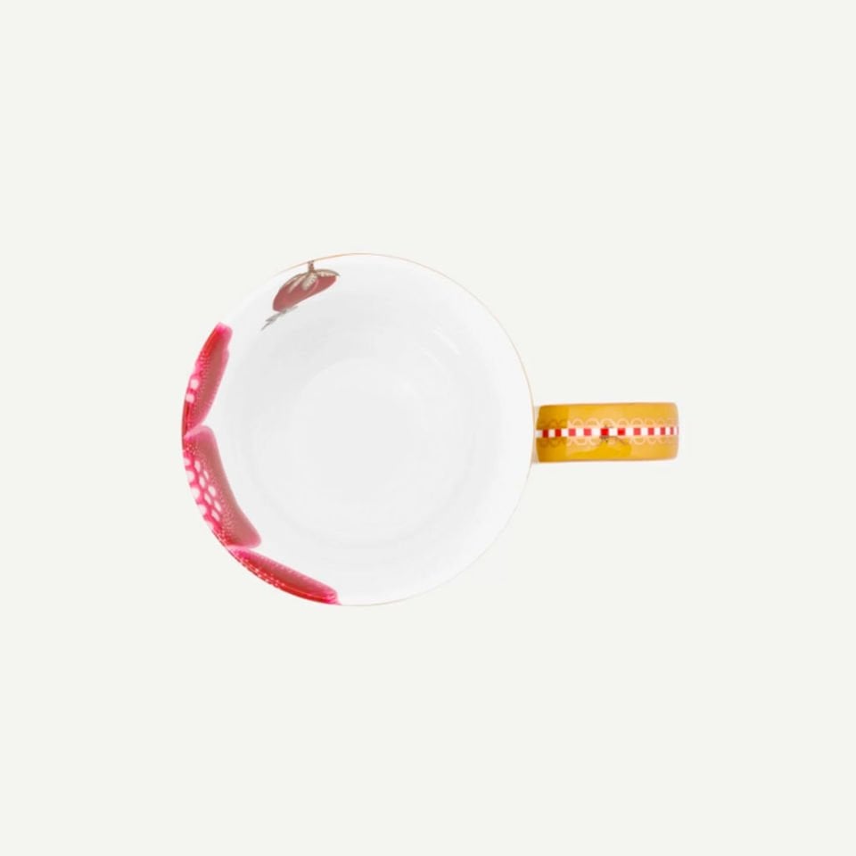 Sarı Porselen Kupa 350 Ml Alphabet Collection by Pip Studio L Harfli