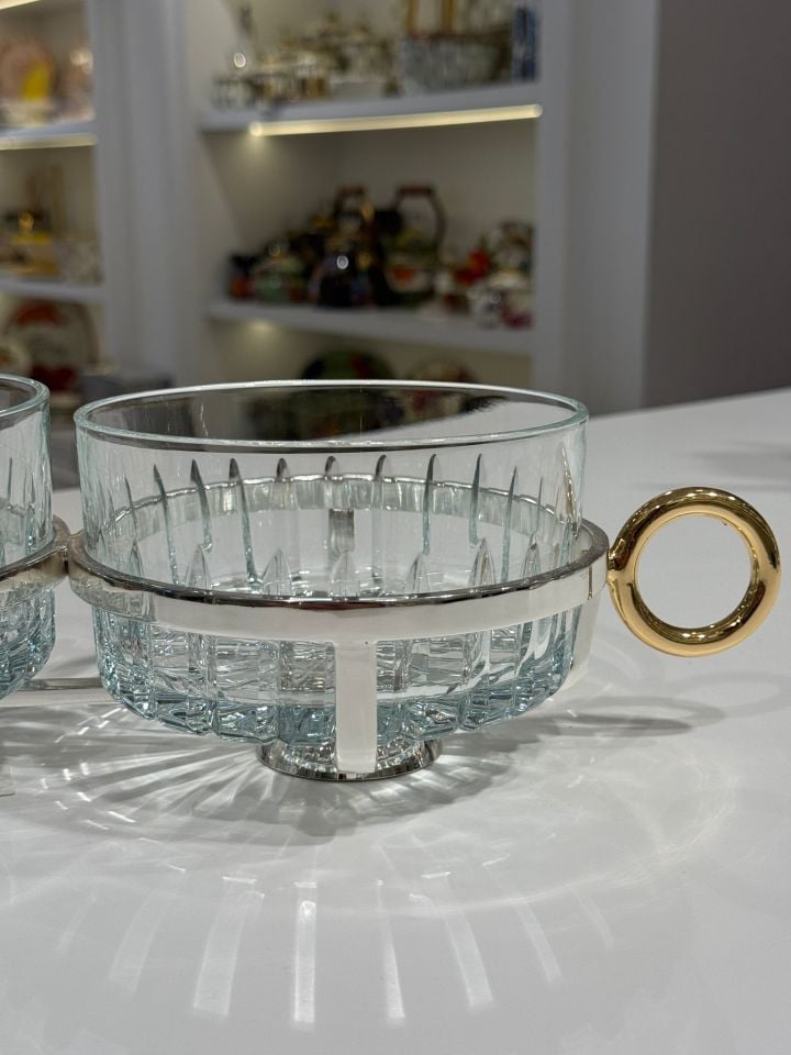 SELECT İSTANBUL HALKA COLLECTİON GÜMÜŞ  2'LI SUNUMLUK 13,50 CM