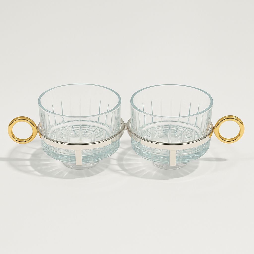 SELECT İSTANBUL HALKA COLLECTİON GÜMÜŞ  2'LI SUNUMLUK 13,50 CM